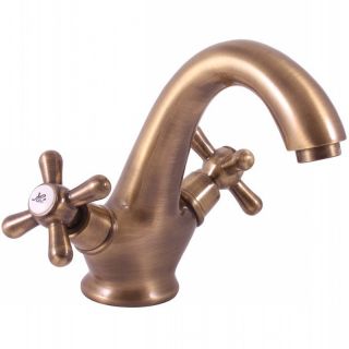 Смеситель для раковины Rav Slezak Morava retro MK128.5BSM Бронза